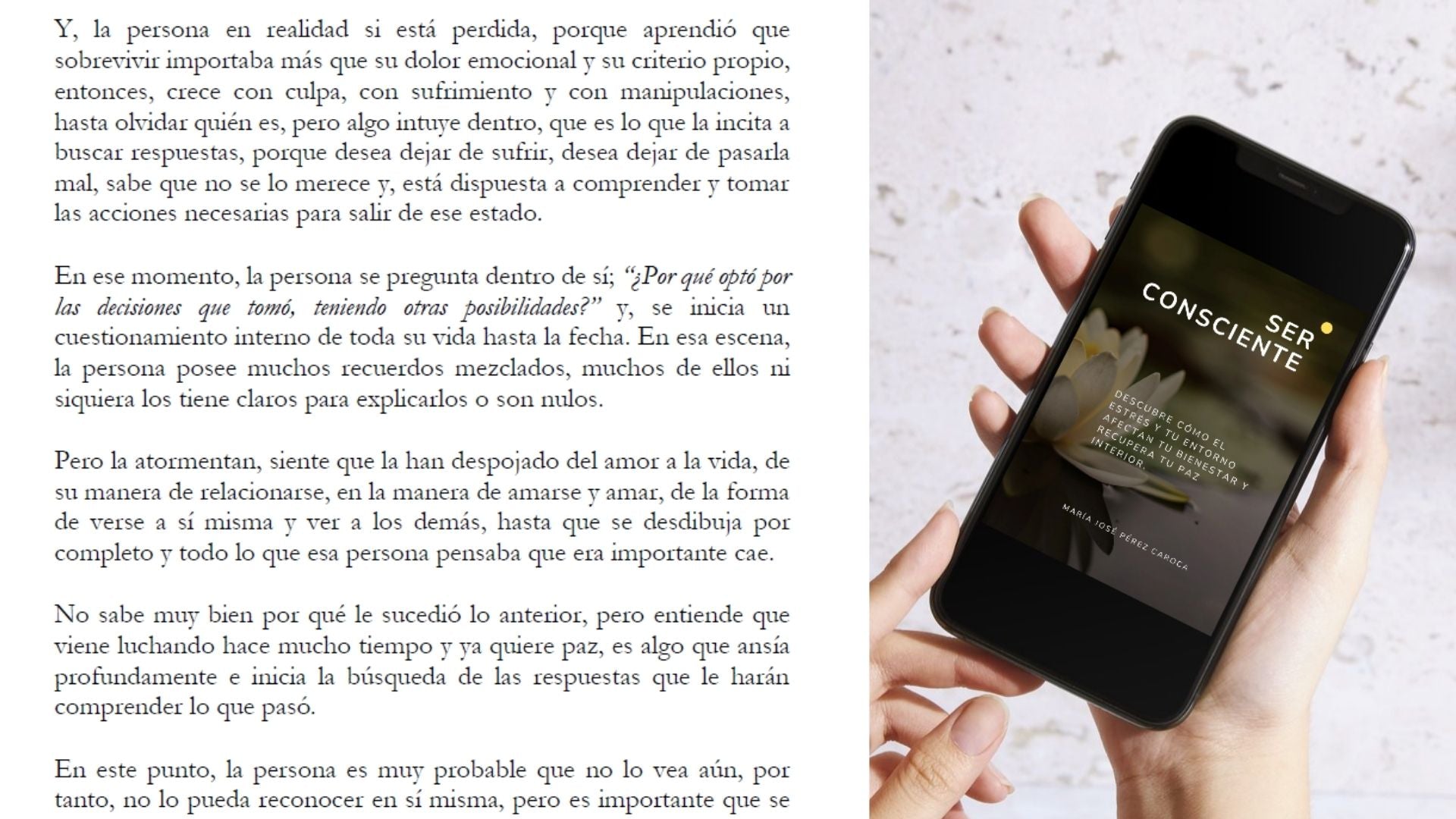 Ser consciente - Descubre cómo el estrés y tu entorno afectan tu bienestar y recupera tu paz interior (ebook+meditaciones en audio)
